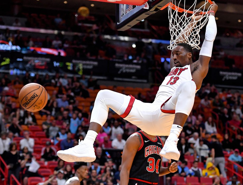 Bam Ado leads Heat past Hornets