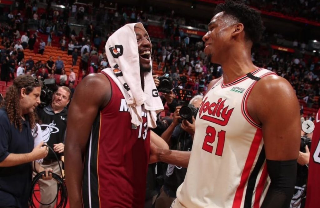 Miami Heat's Hassan Whiteside has to pass out of the paint – TripleOT