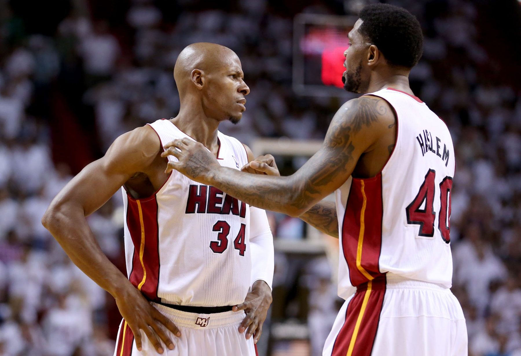 Ray Allen and Udonis Haslem