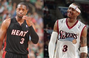 Dwyane Wade and Allen Iverson