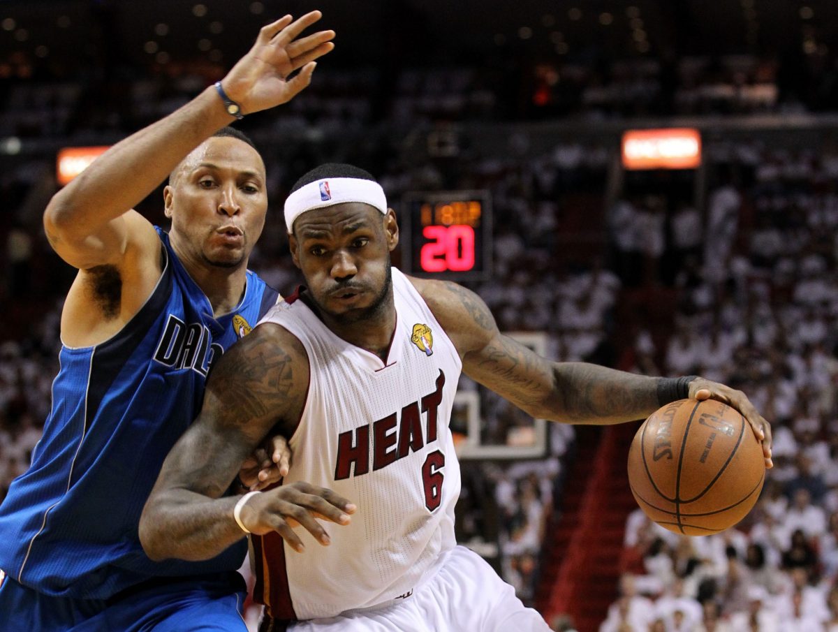 Shawn Marion and LeBron James
