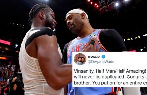Dwyane Wade and Vince Carter