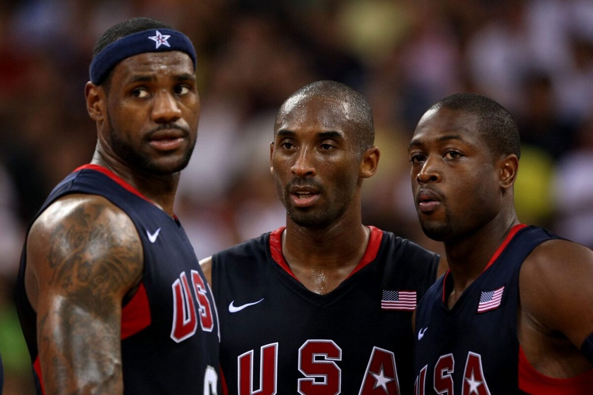 LeBron James, Kobe Bryant and Dwyane Wade