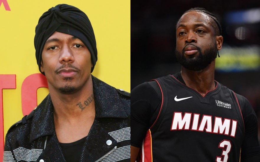 Nick Cannon and Dwyane Wade