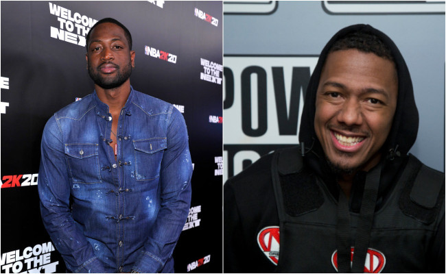 Dwyane Wade and Nick Cannon