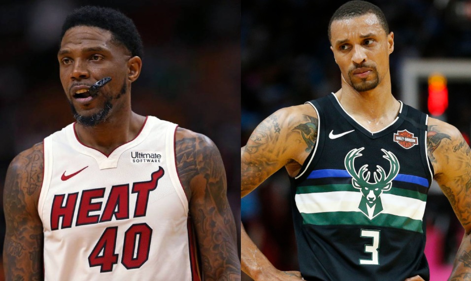Udonis Haslem and George Hill