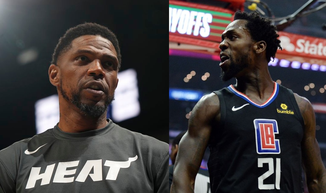 Udonis Haslem and Patrick Beverley