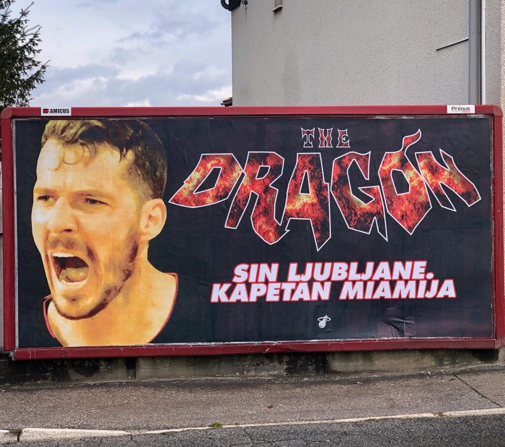 Goran Dragic billboards Miami Heat