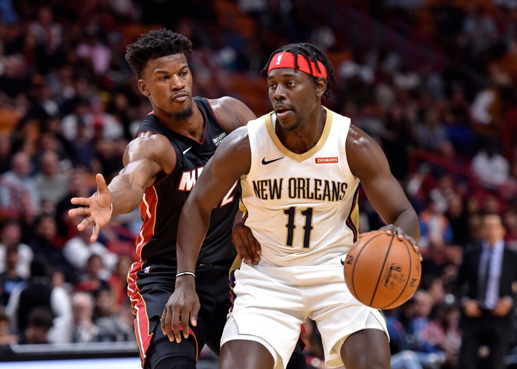 Jrue Holiday and Jimmy Butler