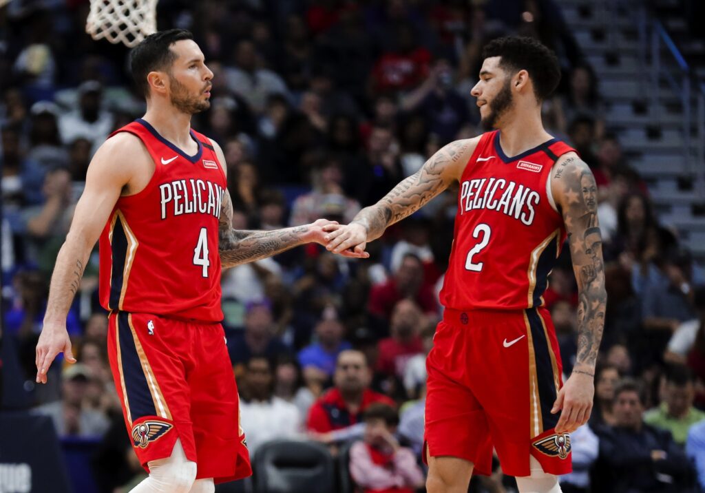 J.J. Redick and Lonzo Ball