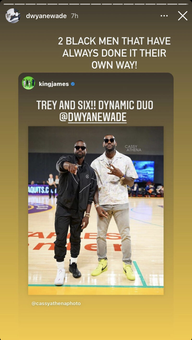Dwyane Wade and LeBron James