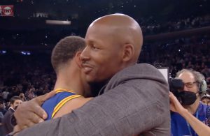 Ray Allen and Stephen Curry