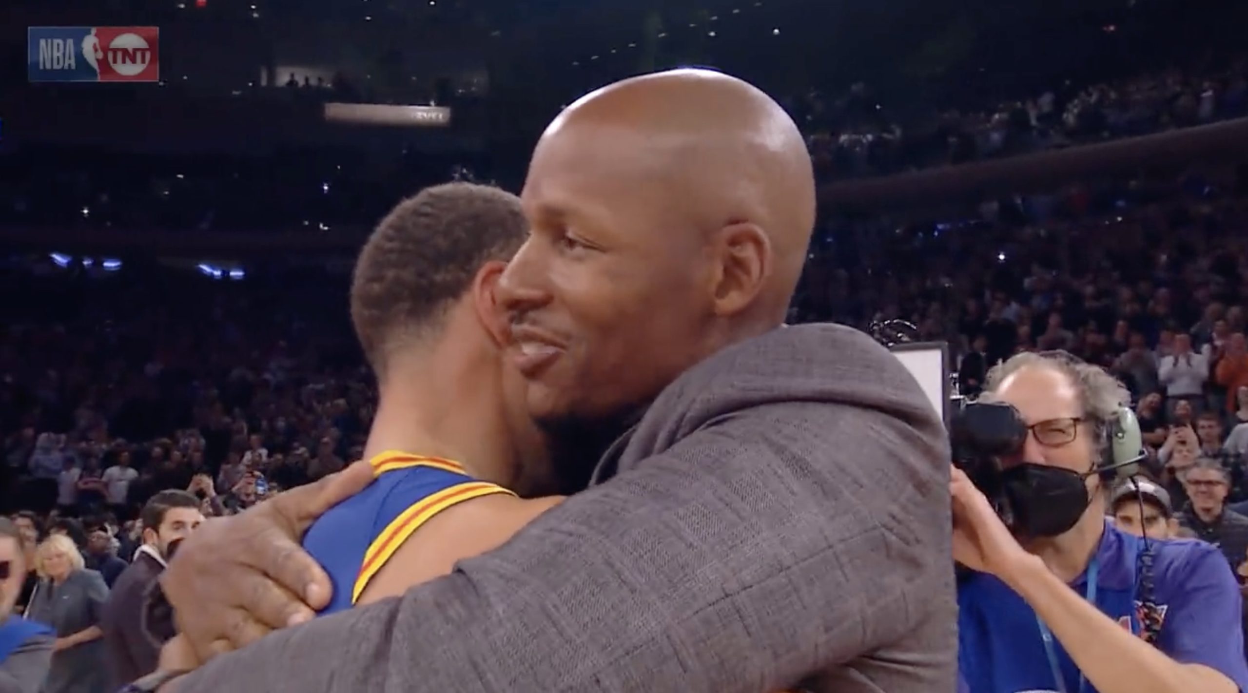 Ray Allen and Stephen Curry