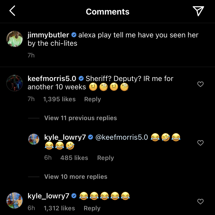 Jimmy Butler comments section