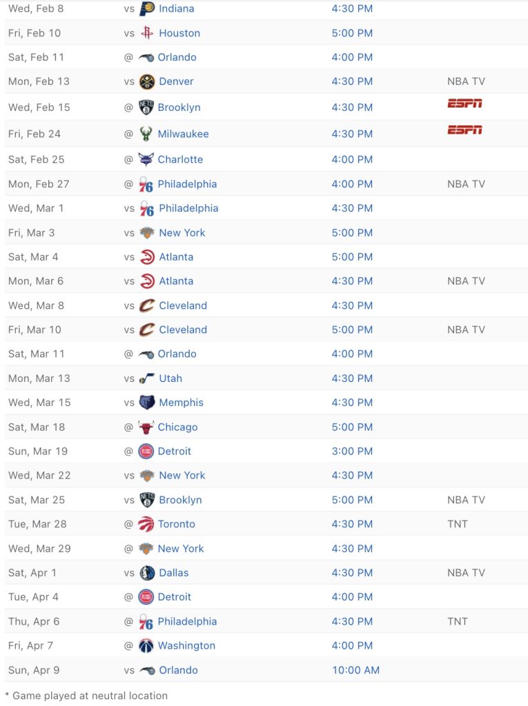 Miami Heat Schedule for 2022-23 Regular Season