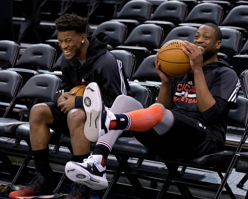 Jimmy Butler and Dwyane Wade