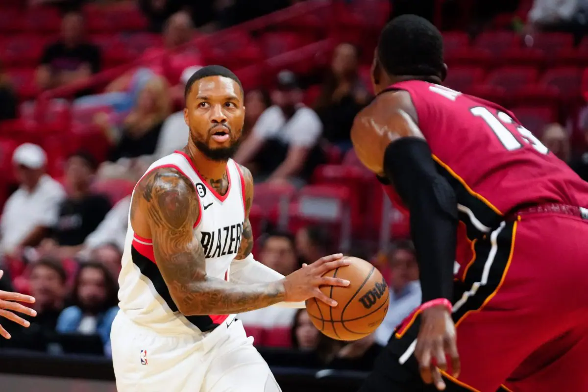 Damian Lillard goes straight to work not long after being welcomed