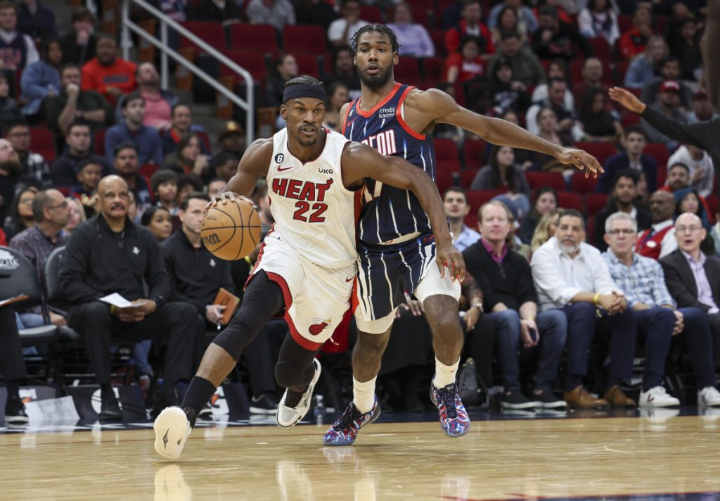 Jimmy Butler and Tari Eason