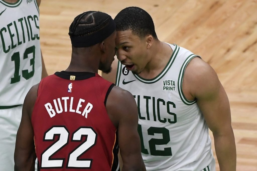 Jimmy Butler and Grant Williams