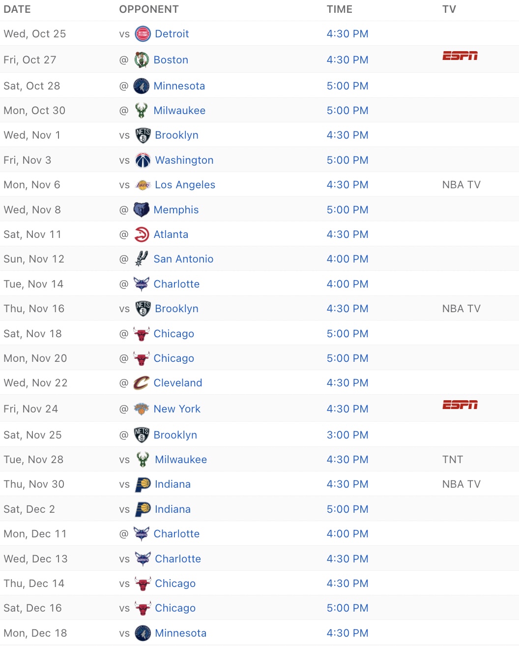 Miami Heat 2023-24 schedule