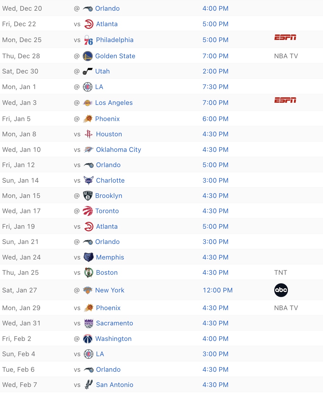 Miami Heat 2023-24 schedule