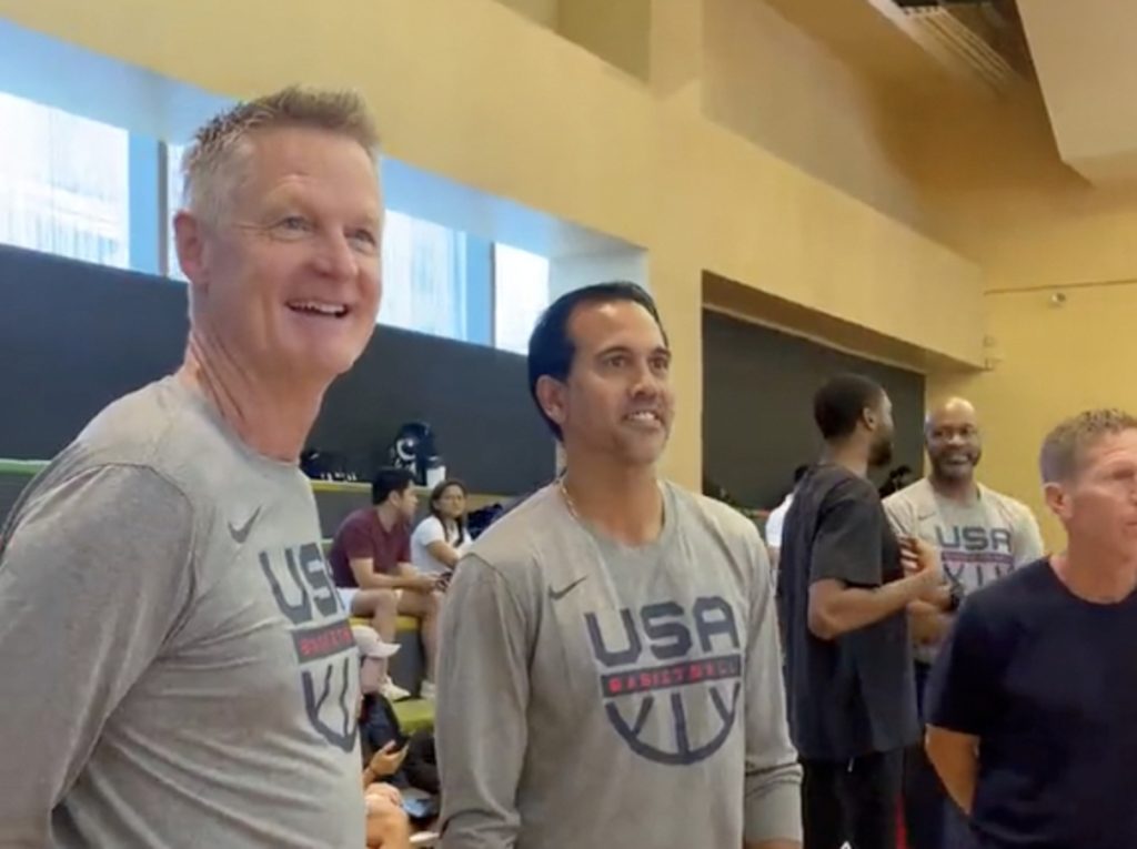 Stever Kerr and Erik Spoelstra