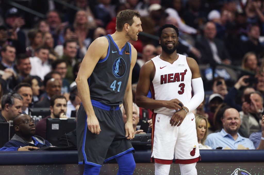 Dirk Nowitzki and Dwyane Wade