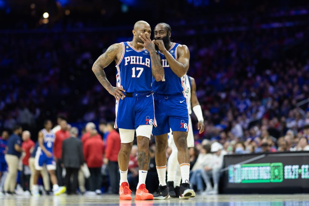 P.J. Tucker and James Harden