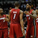 Dwyane Wade, Chris Bosh and LeBron James