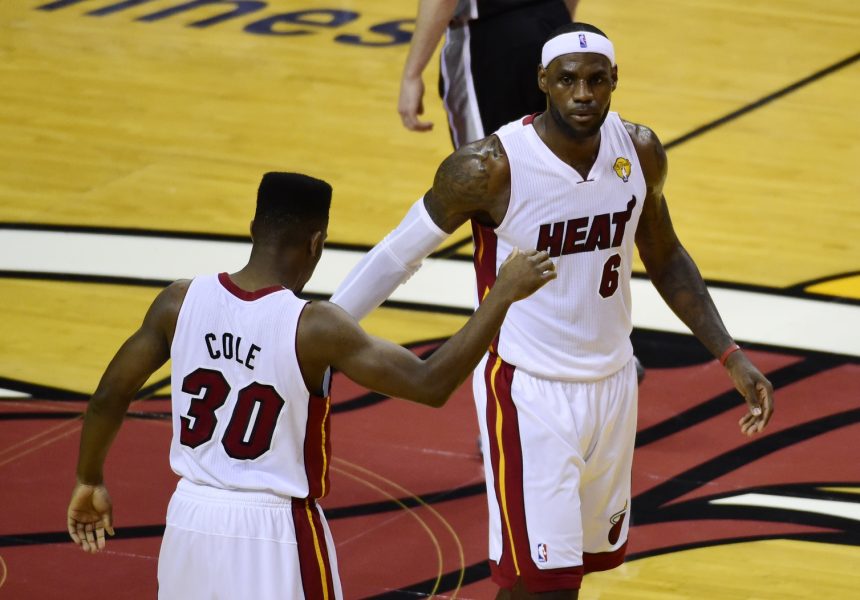 Norris Cole and LeBron James