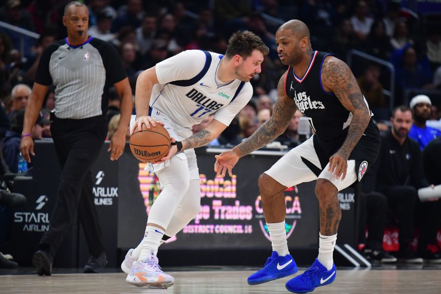 P.J. Tucker and Luka Doncic
