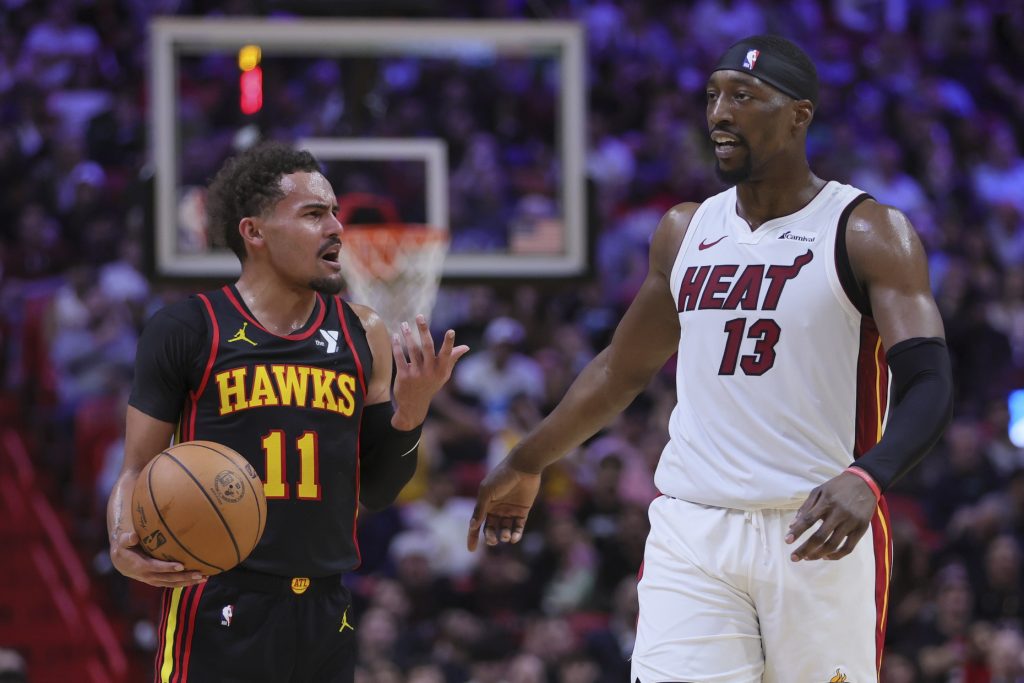 Trae Young and Bam Adebayo