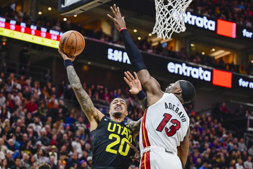 John Collins and Bam Adebayo