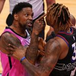 Udonis Haslem and Dwight Howard
