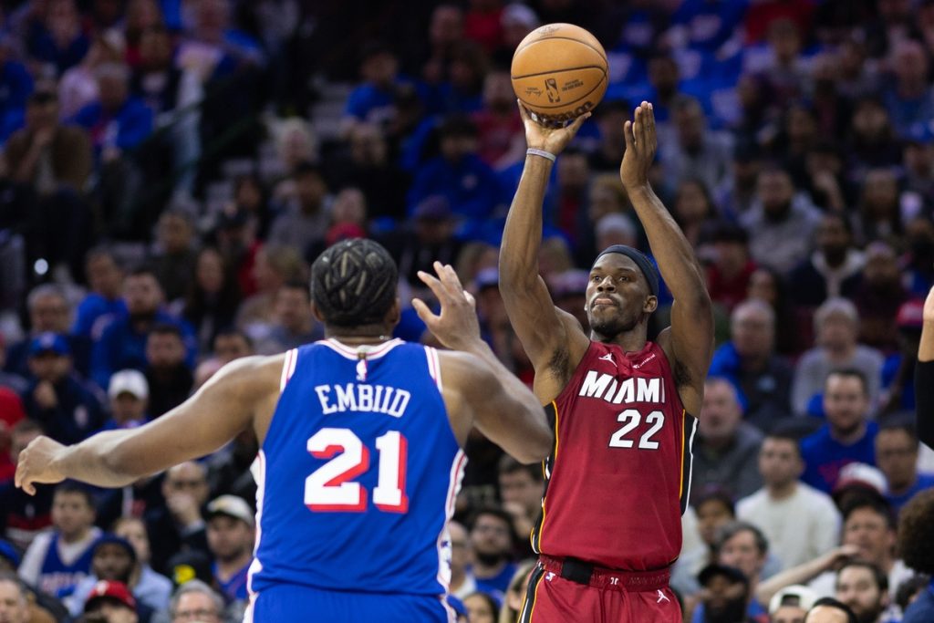 Jimmy Butler and Joel Embiid