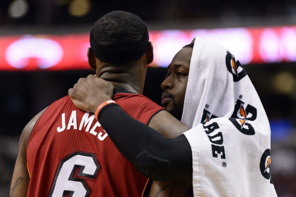 LeBron James and Dwyane Wade