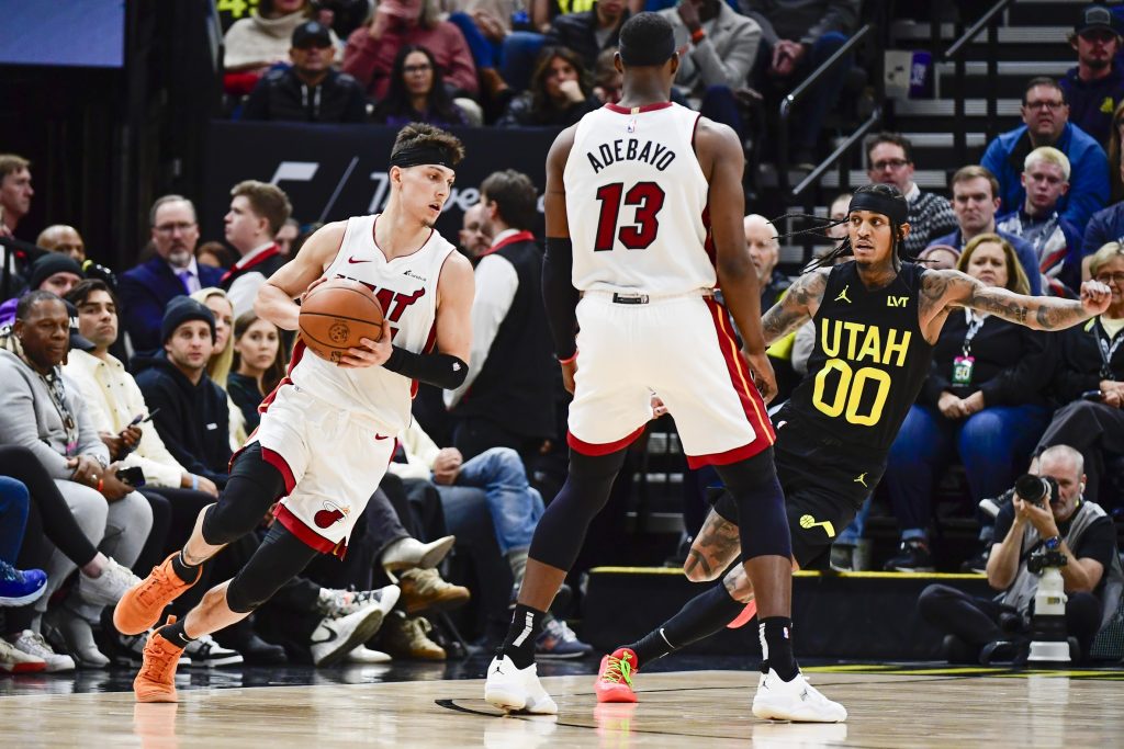 Tyler Herro and Bam Adebayo