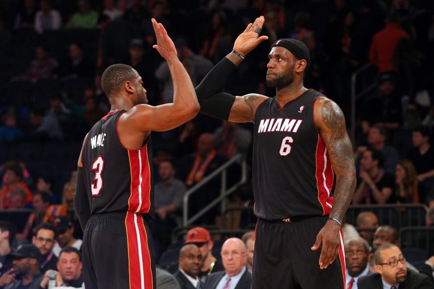 Dwyane Wade and LeBron James