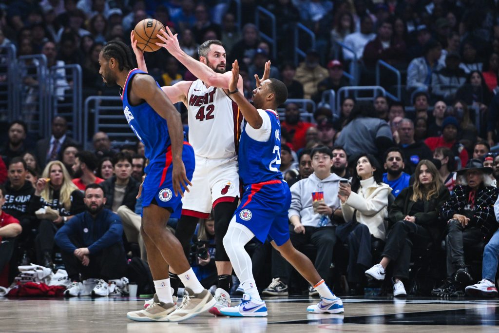 Norman Powell and Kevin Love