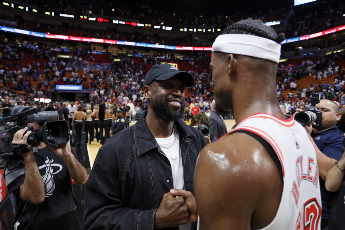 Dwyane Wade and Jimmy Butler