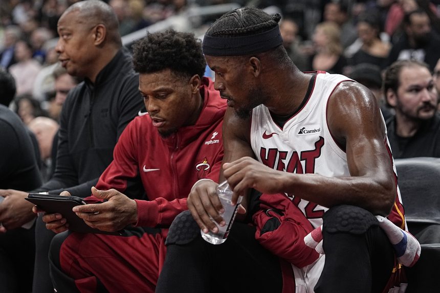 Kyle Lowry and Jimmy Butler