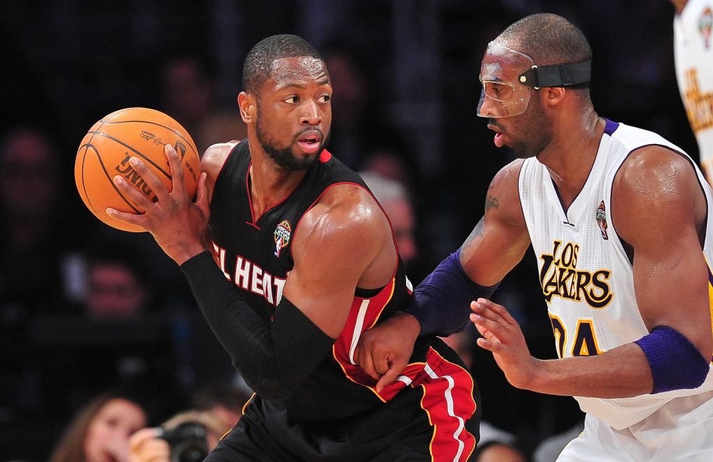 Dwyane Wade and Kobe Bryant