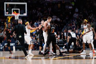 Markieff Morris and Nikola Jokic