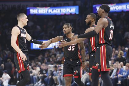 Bam Adebayo, Tyler Herro, Andrew Wiggins