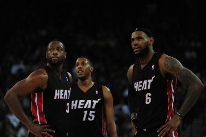 LeBron James, Dwyane Wade, Mario Chalmers