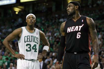 Paul Pierce and LeBron James